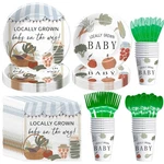 Xenorik Locally Grown Baby Shower Decorations Tableware, Farmer Market S... New. Price: $19.50.