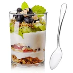 Okllen 100 Pack Mini Dessert Cups With Spoons, 3 Oz Round Shot Plastic New. Price: $43.51.