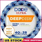 Heavy Duty Paper Plates Disposable 28 Oz Deep Microwave Safe Compostable 40 Pack New. Price: $17.94.