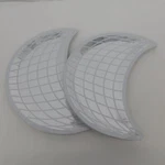 Silver Half Moon Disco Ball Dessert Holiday Party Paper Plates Packs Of 12 New. Price: $10.00.