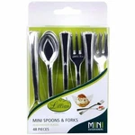 Lillian Mini Polished Silver Fork And Spoon Dessert Perfect Parties Bulk New. Price: $36.73.