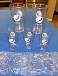Carlisle Plastic Pepsi Cola Restaurant Clear Tumblers Cups 16OZ Set Of 5 New. Price: $9.99.