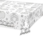 Disposable Fall Thanksgiving Color-in Paper Tablecloth DECORATION-54 X 88 New. Price: $15.57.