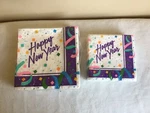 Nip Vintage Sealed Colorful Luncheon Beverage Happy New Year Napkins Paper Art. Price: $14.99.
