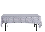 Hammont Baseball Tablecloth - Disposable White Birthday Party Cover 4 Pack New. Price: $13.00.