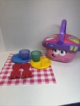 Leap Frog Picnic Basket Talking Learning Colors Shapes It Works- Used. Price: $12.99.