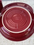 4-MAINSTAYS Rainforest Sedona Embossed Ring Stoneware Dinner Plates 3406 Used. Price: $20.00.