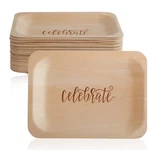 Celebrate Disposable Party Plates Rustic, Compostable Alternative To Plasti... New. Price: $36.05.