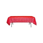 Red Table Cover - Disposable Plastic 54IN. X 108IN. (FDP90020) New. Price: $6.95.
