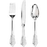Wdf 360 Pieces Plastic Silverware- Disposable Flatware Heavyweight P... New. Price: $64.80.