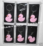 12 Baby Shower Girls Gender Reveal Birthday Pink Duck Keychain Party Favors Gift New. Price: $17.09.