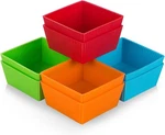Webake 3.5 Inch Jumbo Baking Cups Square Cupcake, Green, Orange, Blue And Red New. Price: $20.41.