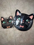 Halloween Black Cat Paper Plates 16 Ct. Face Clementine & 40 Napkin Set New. Price: $39.90.