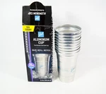 1 Open Box Of 9 Ball Aluminum Lightweight & Sturdy 20OZ Cups Refill Recycle New. Price: $12.50.
