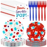 Best Havawish 125 Pcs 4TH Of July Ice Cream Patriotic Party Supplies Disposable New. Price: $33.68.