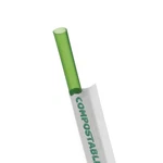 Eco-products Greenstripe 7.75" Compostable Wrapped Straws (qty 9600), Sku New. Price: $371.13.