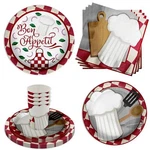 Cooking Chef Themed Birthday Party Supplies - 64 Piece Bon Appetit T... New. Price: $34.92.