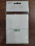 Nos Caspari Place Cards Naughty Or Nice 8 Count A4 New. Price: $10.99.