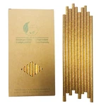 Metallic Gold Paper Straws Bulk 100, Disposable Foil Drinking Stra... New. Price: $14.44.