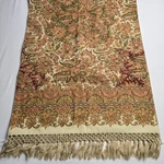Pottery Barn Paisley Table Runner 22 X 108 Festive Multicolor W/fringe Pre-owned. Price: $36.99.