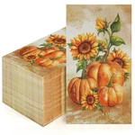 Homlouue 100 Pcs Thanksgiving Napkins 3-PLY Disposable Fall Paper For... New. Price: $27.69.