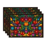 Artoid Mode Mexican Cinco Mayo 12" 18", Rectangular 4 Pcs, Black New. Price: $14.52.