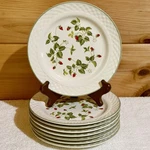 Multi-avail: Dessert Plate Set Of Vtg 8" Strawberry Stoneware Japan 7002/7340 Used. Price: $12.49.