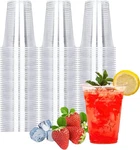 Tashibox 16OZ Plastic Cups 100-PACK Clear Pet Party For Ice Coffee New. Price: $28.79.
