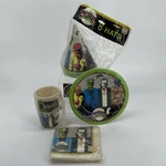 1991 Unique Universal Monsters - Paper Party Set. Hats, Cups, Plates, & Napkins New. Price: $129.99.