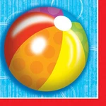 Water Fun Beach Ball Summer Luau Pool Theme Party Paper Beverage Napkins New. Price: $10.99.