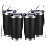 Meway 20OZ Tumbler 4 Pack Double Wall Vacuum Insulated Ounces, Black New. Price: $54.99.