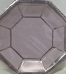Amscan Pink Metallic Octagonal Plates, 7" (pack Of 8) New. Price: $13.99.