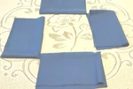 Blue Napkins Cloth Vtg Of 4 20" X 13" Christmas Winter Fine Dining Party Pre-owned. Price: $5.99.
