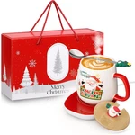 Christmas Coffee Mug Warmer Gift Set 17 Oz Ceramic Tea Cup With... New. Price: $29.92.