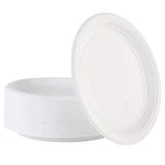Plasticpro Inch Round Microwaveable, 9'' Plates, White New. Price: $24.99.