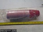 QTY=300 (12PKS X 25) 0F10BI-0041 Solo Oz Bistro & Maroon Paper Hot Drink Cups New. Price: $90.48.