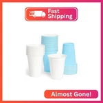 Xo, Fetti Blue + White Plastic Cups - 50 Disposable 16 Oz Bachelorette Dr New. Price: $27.91.