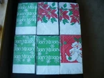 Of Christmas Paper Tablecloths Disposable 48 X 96" & 88" New In Pack. Price: $33.99.