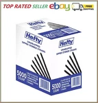 Hefty Unwrapped Plastic Sipper Stirrer Straws, 7", 5000 Ct. New. Price: $23.20.