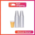 Plasticpro 7 Oz Disposable Medium Weight Clear Drinking Cups 100 Count New. Price: $12.28.