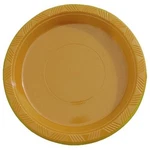 Exquisite Party Solids Gold Plastic Plates For Supplies 7" Inch, New. Price: $20.99.