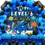 Vlipoeasn 90PCS Video Game Party Decorations For Boys Set Blue - 6TH Birthday... New. Price: $35.11.