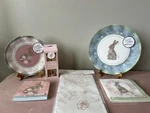 Sophistiplate Easter Bunny Party Set Plates Napkins Tablecloth Picks Spring Bund New. Price: $29.99.