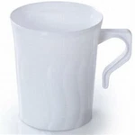 Formal Wedding Flairware Plastic Coffee Mugs 8 Oz White Pack Tableware New. Price: $5.89.