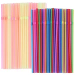 Yaosheng 200PCS Disposable Plastic Drinking Straws - Standard, Multicolor New. Price: $14.59.