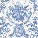 Caspari - Romantic Toile Blue Paper Cocktail Napkins New. Price: $5.99.
