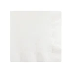 White Napkins Solid Lunch 50CT 3PLY Touch Of Color New. Price: $6.25.