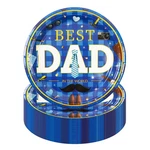 50PCS Happy Father's Day Plates Party Supplies-best Dad Paper Blue Disposa New. Price: $15.99.