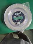 Chinet Cut Crystal Clear Plastic 10 Inch Plates 20 Ct. New. Price: $20.10.