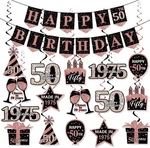 Korhonen Birthday Decorations For Women, 1975 BLACKPINK-50TH New. Price: $20.99.